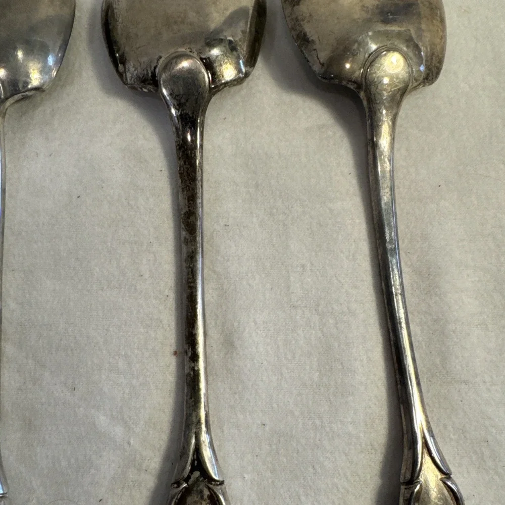 4 VINTAGE ROYAL LIMITED Serving Spoon (s) Silver Plated 10